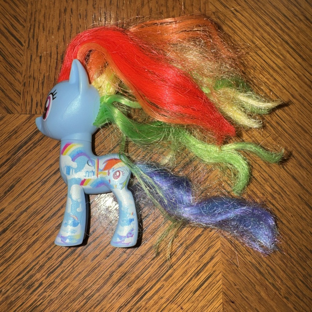 My Little Pony The Movie All About Rainbow Dash 3 Inch Mini Figure, Preowned